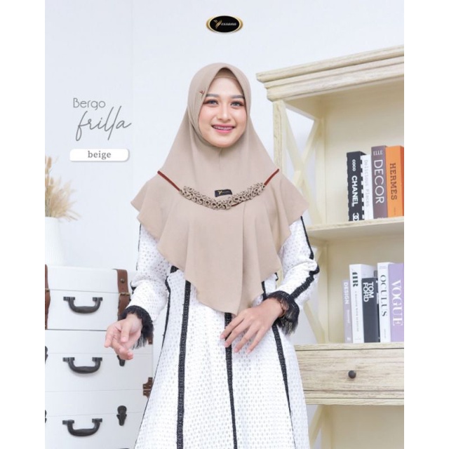 jilbab/kerudung/bergo frilla yessana
