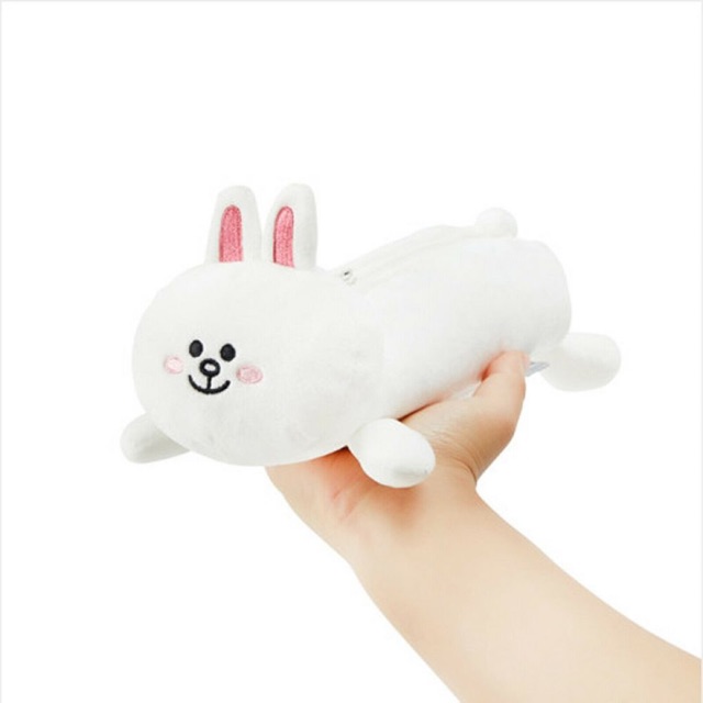 READY OFFICIAL Line Friends [Brown & Friends] Cony Plush Pencil Case