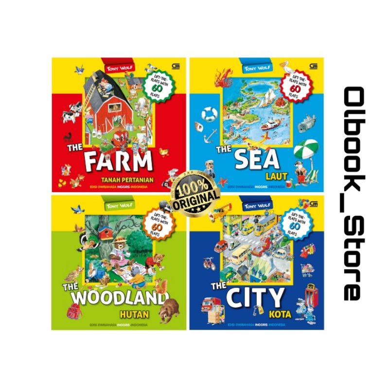 THE FARM,THE SEA,THE WOODLAND, THE CITY ~ TONY WOLF