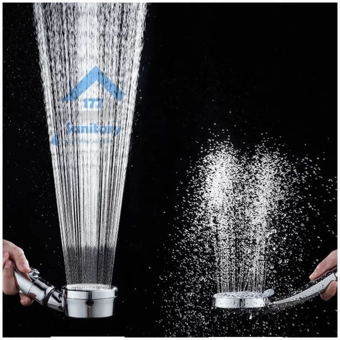 BAROKAH GAMIS ENGMEC Kepala Super Head Shower Hemat Air 3in1 ON OFF shower putar 360