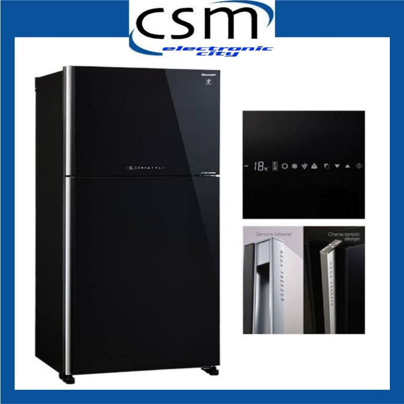 SHARP KULKAS SJ-IG961PG-BK SJIG961PGBK SJIG 961PGBK MEGA FREEZER