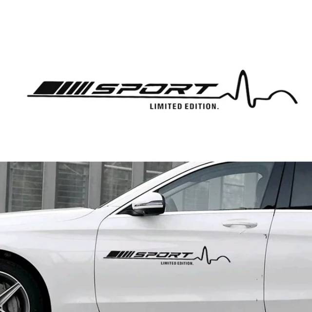 Sticker stiker sport sticker mobil emblem mobil sticker mobil sedan bmw mercedes benz sedan vioz