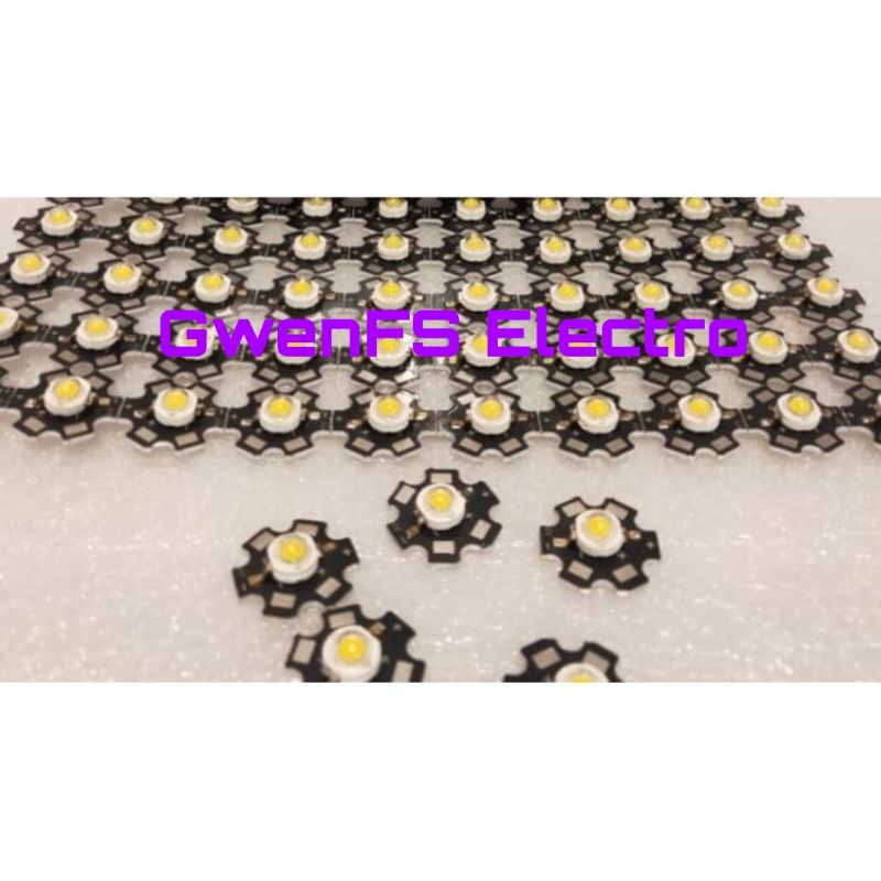 HPL 3 WATT PUTIH PLUS CASING ATAU PCB