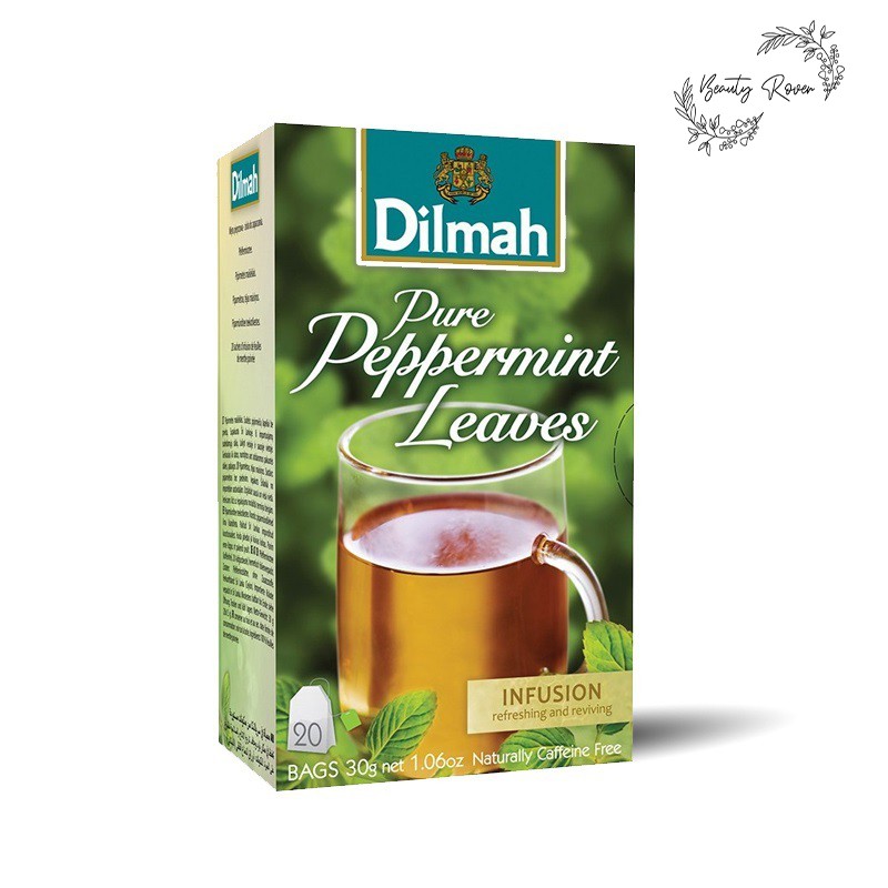 

DILMAH PURE PEPPERMINT LEAVES TEA - TEH CELUP MINT ISI 20 PCS