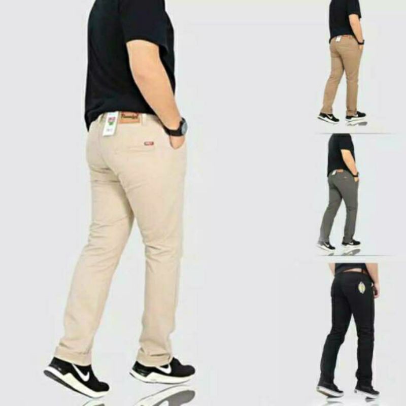 COD SIZE 27-38 JUMBO YG LGI HITS CELANA PANJANG PRIA CHINO KOMET MELAR BAHAN TEBEL LEMBUT MELAR