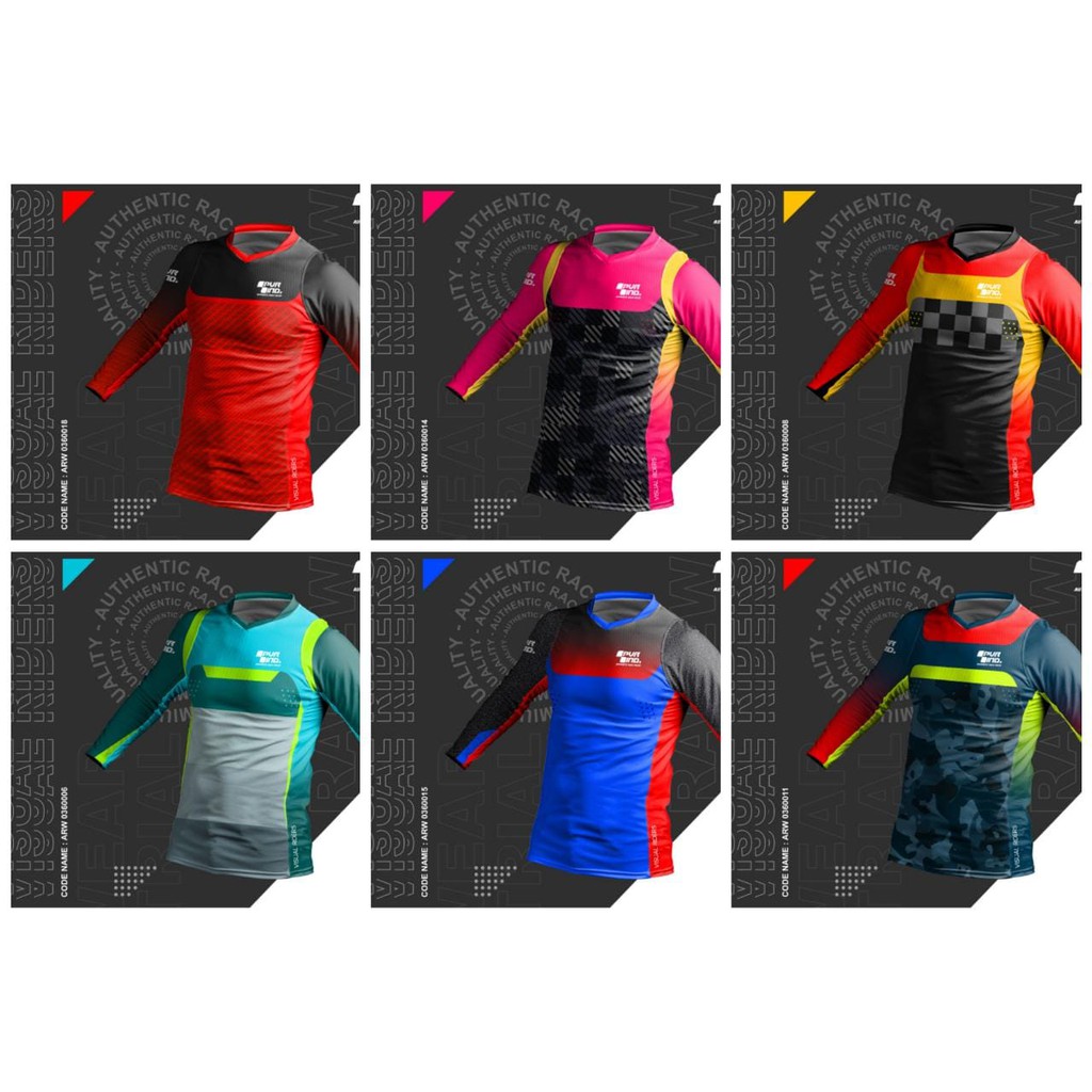 Jersey Kaos Sepeda MTB Lengan Panjang Long sleeve