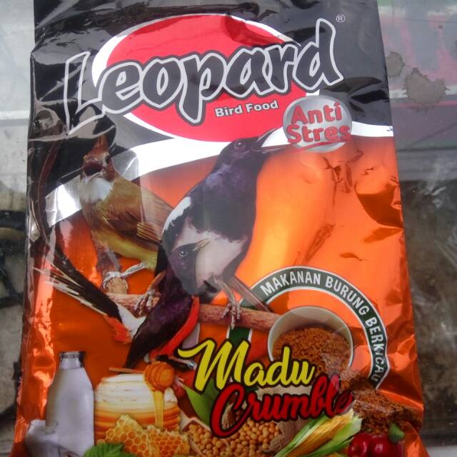 Pakan voer burung leopard halus dan kasar