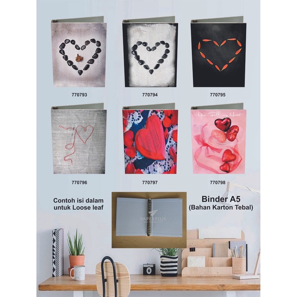 

Binder A5 / Binder Note A5 / Love / Set 2987