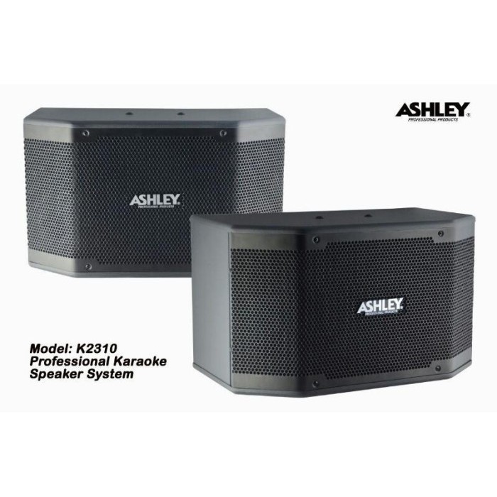 SPEAKER KARAOKE ASHLEY K2310 SATU SET ORIGINAL