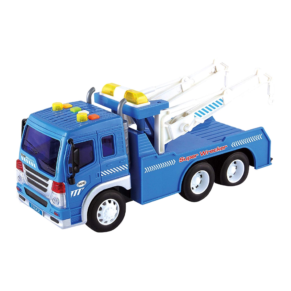 tow truck and car toy
