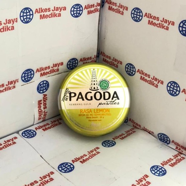 

Pagoda Pastiles Rasa Lemon 20gr - Permen Pelega Tenggorokan