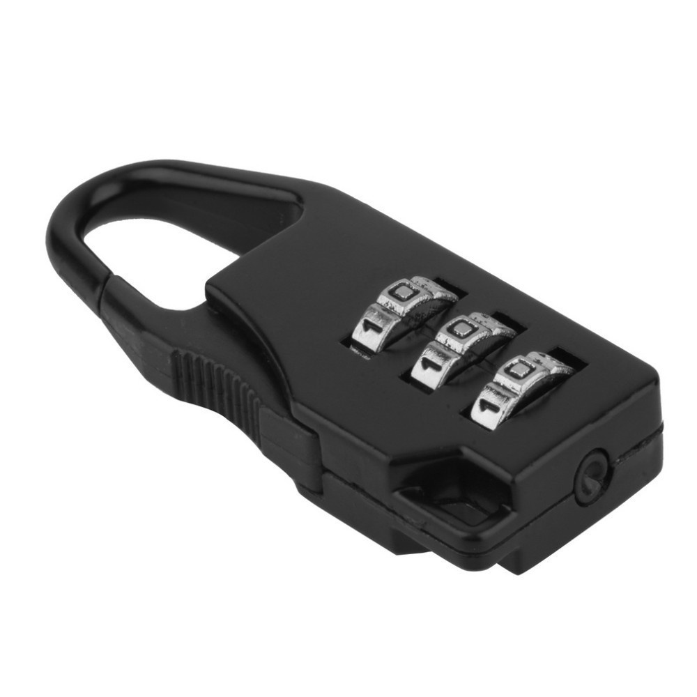 G8A TaffGUARD Gembok Koper Kode Angka - Z001 - Black Or-i