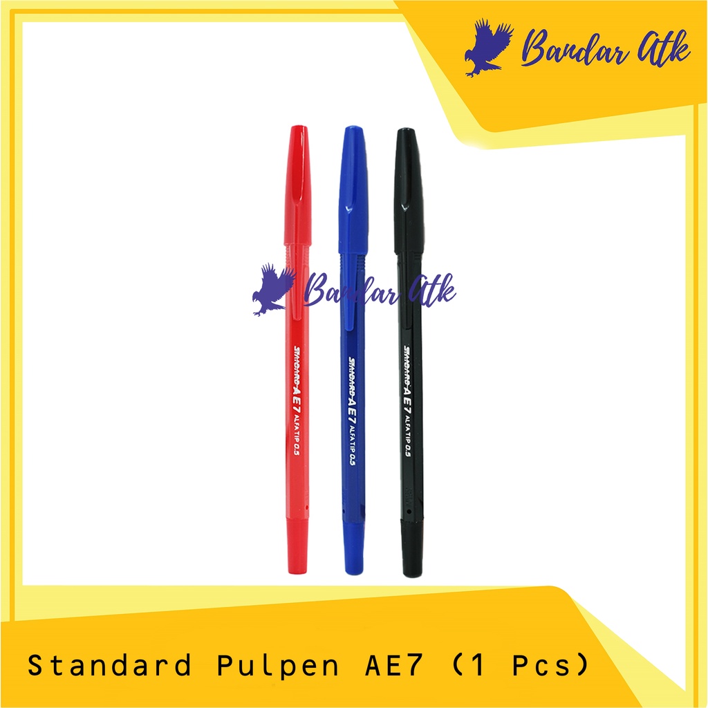 

STANDARD Pen Pulpen Ballpoint Standard AE7 0.5mm Super Smooth [1 PCS]
