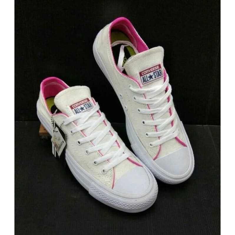 Converse CT size 36-40 sepatu wanita sneakers casual pink blue abu - Fuchsia- 36