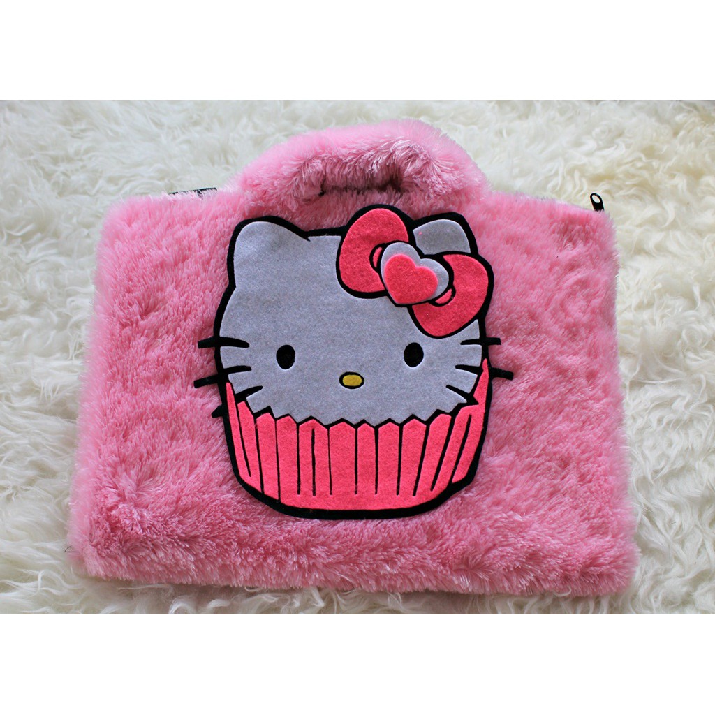 Tas Laptop Hello Kitty Cup Cake Rasfur Bulu 10 17 Inch Netbook Macbook Notebook Lucu Imut Gemes Shopee Indonesia