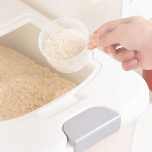 ✴ Inaso Tempat Beras Tempat penyimpanan Bahan Makanan Wadah Penyimpanan Serbaguna HSB130 ♤