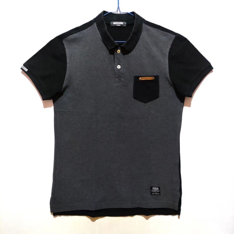 kaos polo buckaroo jeans second original dark grey