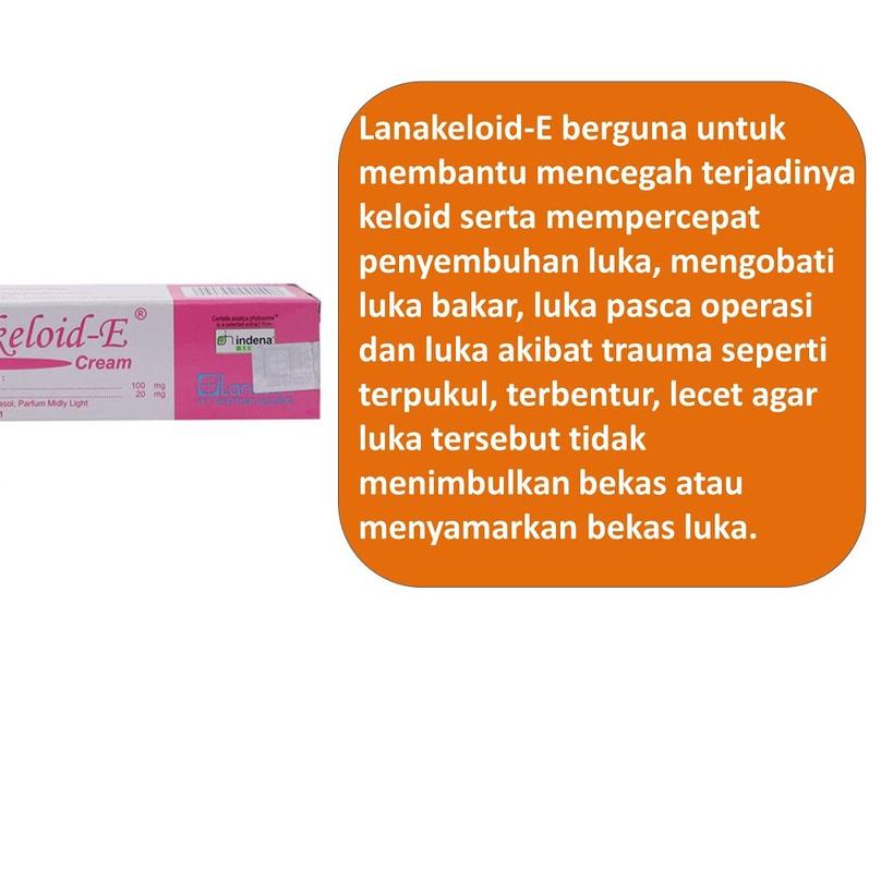 ✺ Lanakeloid-E Lanakeloid E Cream Krim 10 gram (ED 2024) ◄