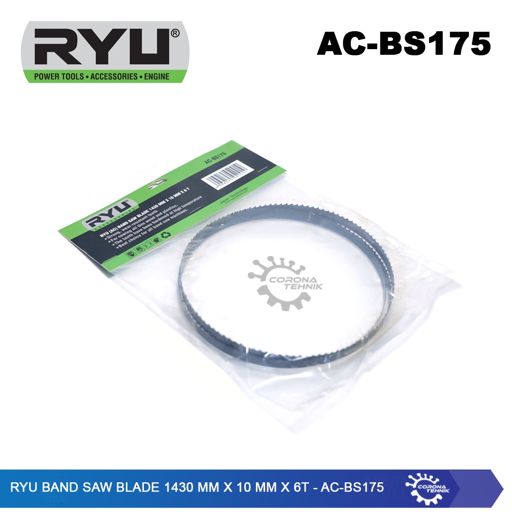 AC-BS175 - Ryu Band Saw Blade 1430 mm x 10 mm x 6T