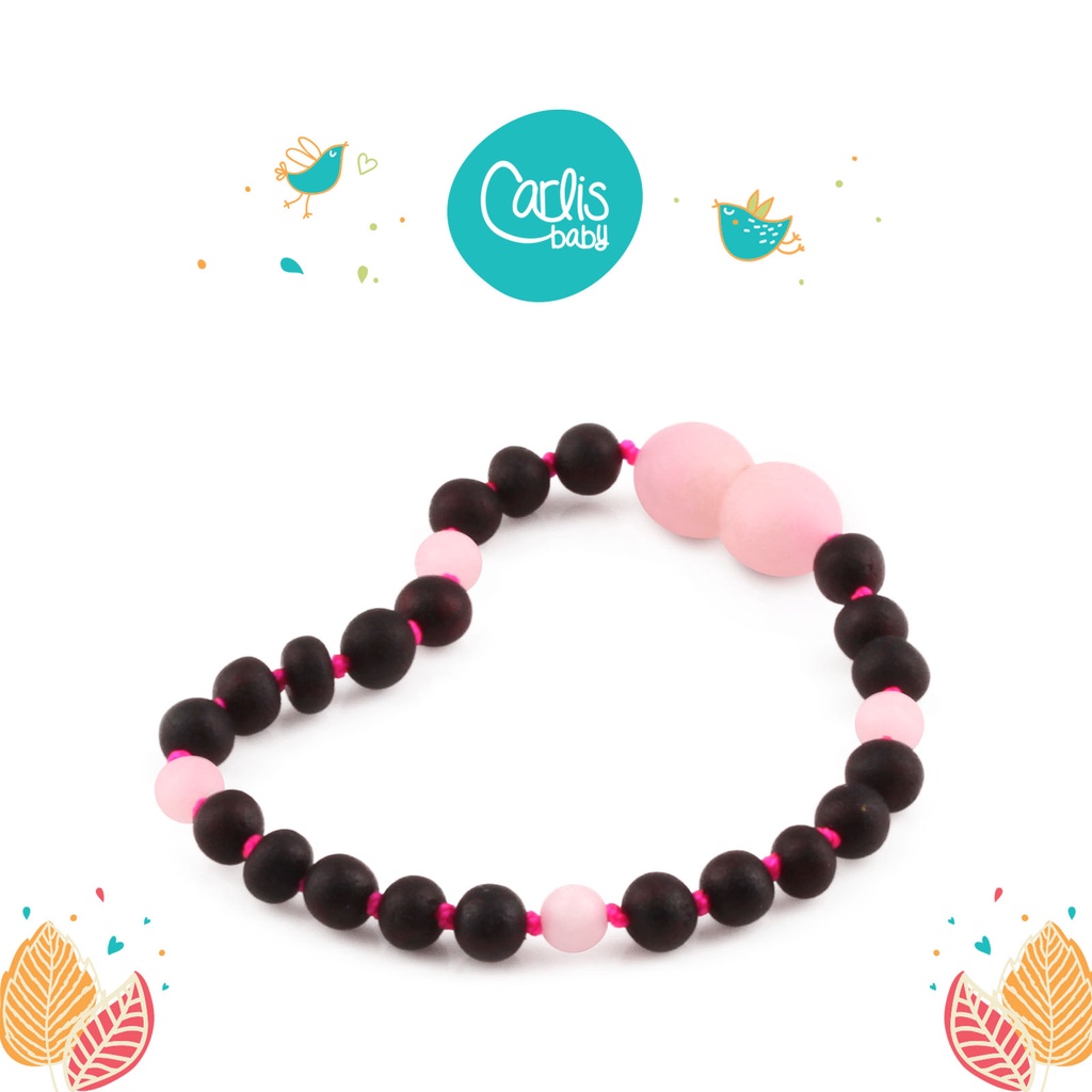 AG65 Kalung dan Gelang Amber Tumbuh Gigi Bayi By Carlis Baby