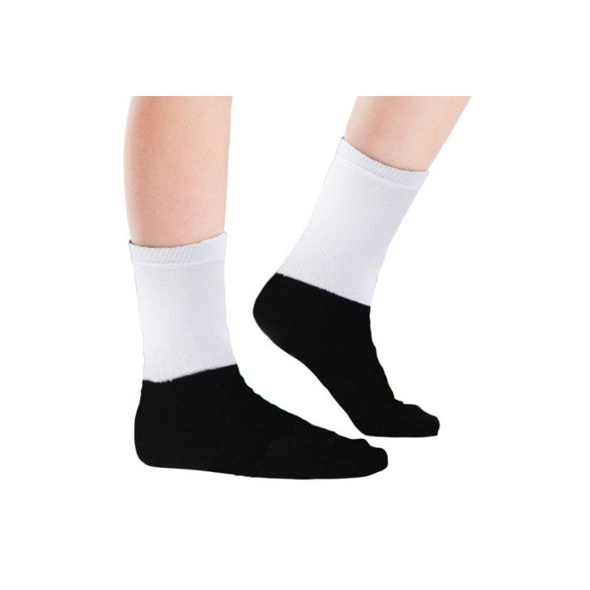 Grosir Kaos kaki sekolah anak SD SMP SMA putih hitam sebetis bahan spandek polyester