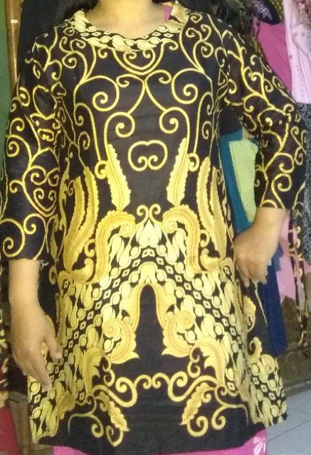 Waow Banget Batik - Sania Ruffle Batik Couple Ori Ndoro Jowi Dnt Garansi Termurah Shopee - Shopashop