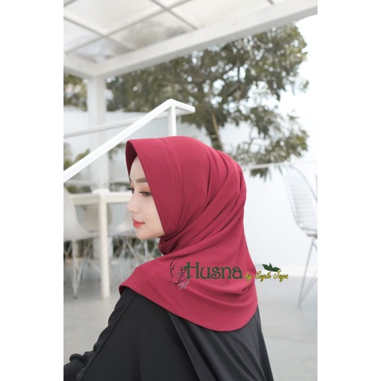 TERBARU PET SPORT HUSNA ORIGINAL - HIJAB VOLLY - Hijab Senam - Bergo Husna - Kerudung Husna - Hijab Sepedah - Hijab Badminton - Hijab Santai-3