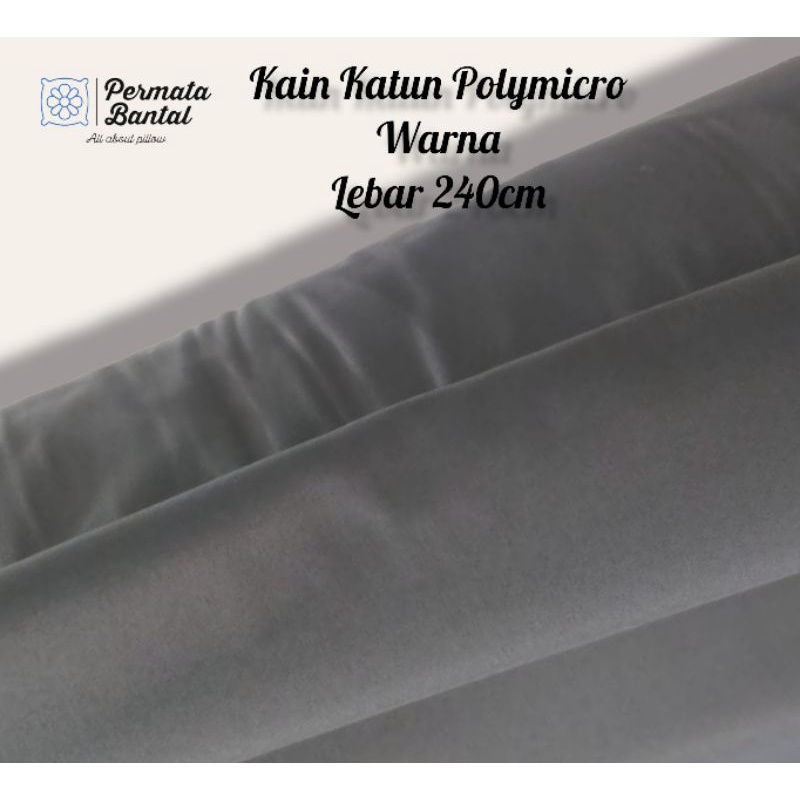 Kain Katun Poly Micro Bahan Sprei Panjang 1 Meter Lebar 240cm