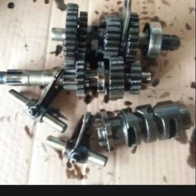 Gigi rasio gear ratio transmisi fullset shogun 125 R