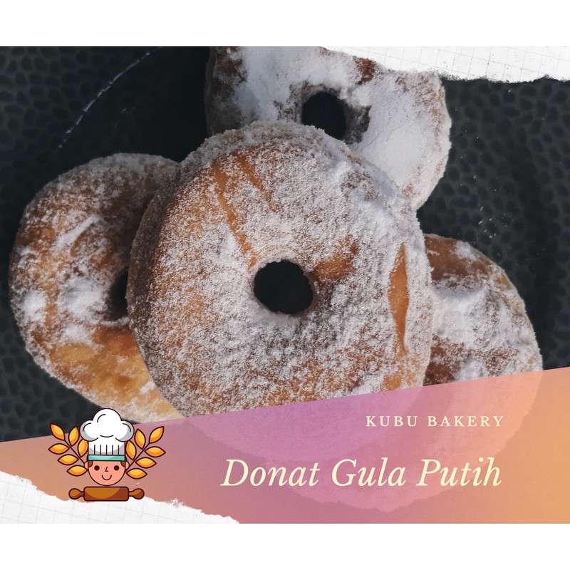 

Donat gula putih