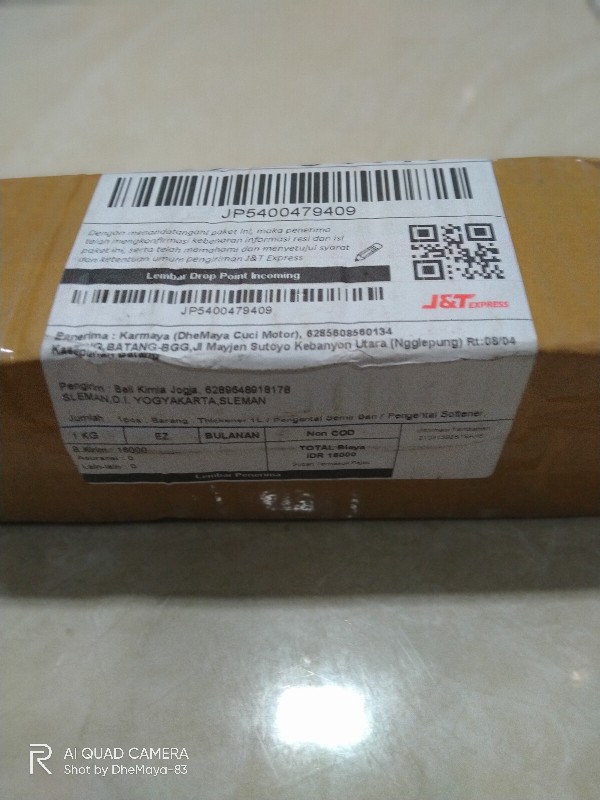 Thickener 1l / Pengental Semir Ban / Pengental Softener