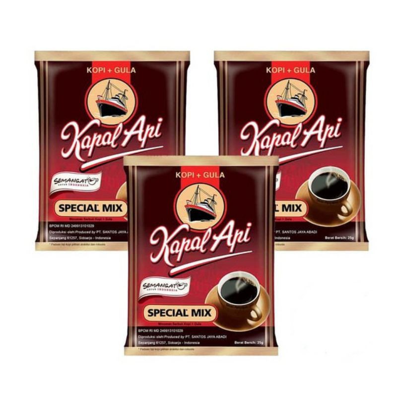 

Kapal Api Special Mix Kopi 24gr x 3 pcs - Sembako Jogja