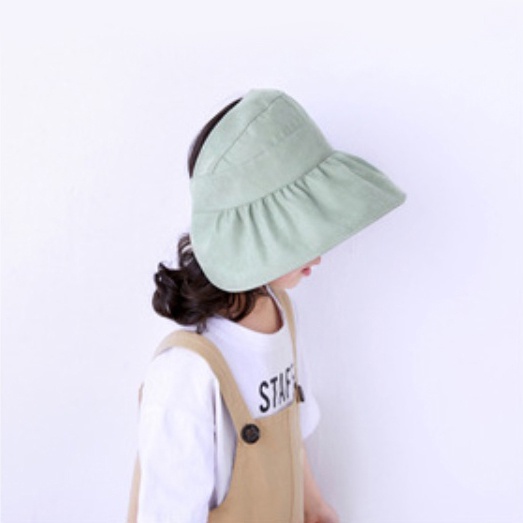 TOPI ANAK VISOR LIPAT ANTI MATAHARI UV PANTAI BUCKET KEREN LUCU PANTAI SUMMER ANAK KECIL - HTD-2