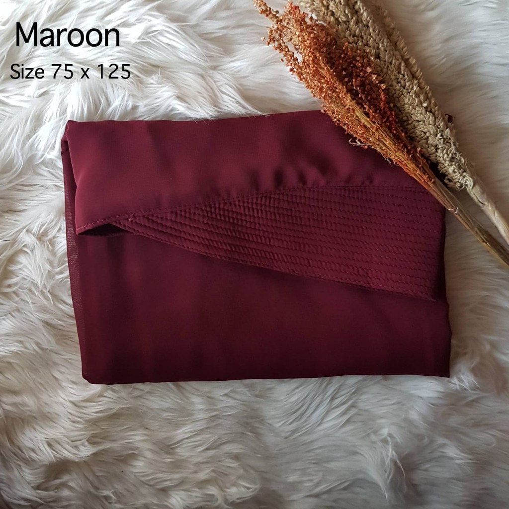 Hijab Jilbab Khimar Raudah Kancing-MARON