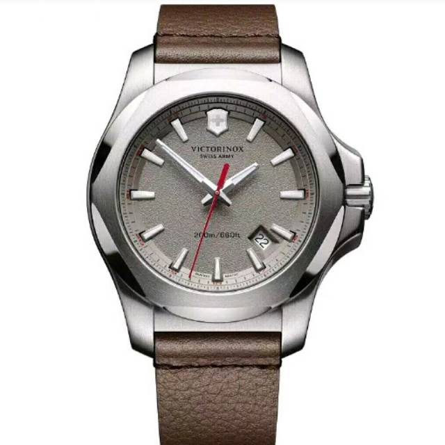 Jam Tangan Pria Victorinox swiss army analog sw241738L cokelat