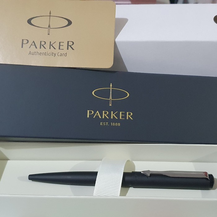 

Termurah Parker Vektor Matte Black CT Klip Silver BP Murah