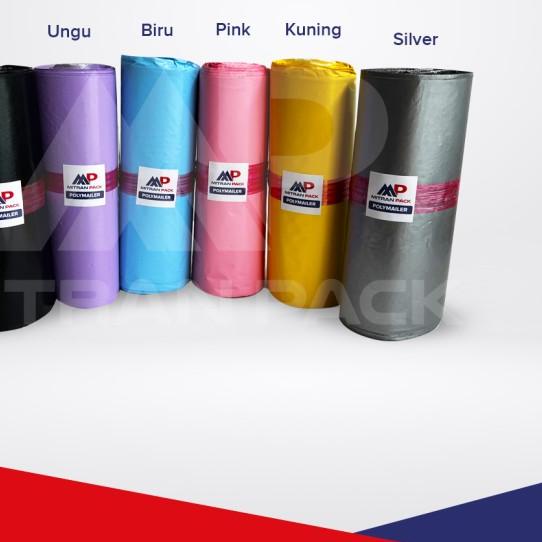 

Polymailer / Poly Mailer / Plastik Packing uk 25 x 35 cm dengan Lem - Hitam
