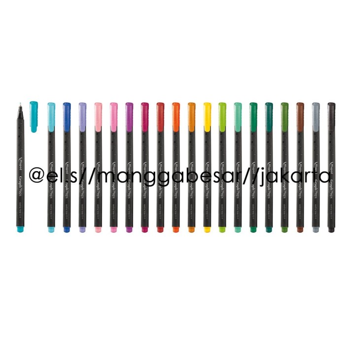 

Terbatas Maped Graph Peps Fineliner Set 20 Sale!!!