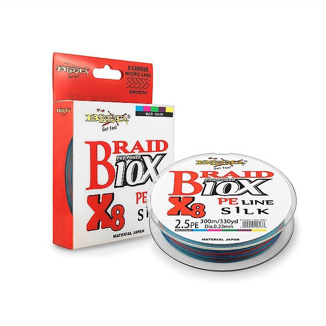 Senar PE BLOOD 10X SILK PE SUPER SOFT 8 Lilitan