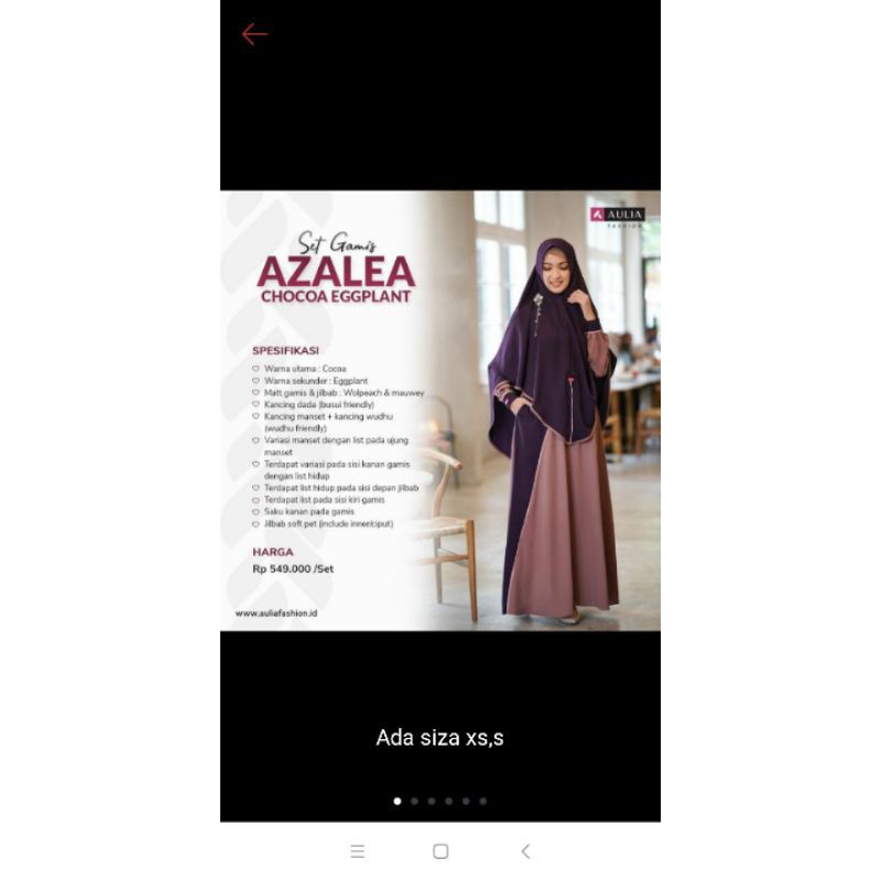 AULIA SET GAMIS AZALEA