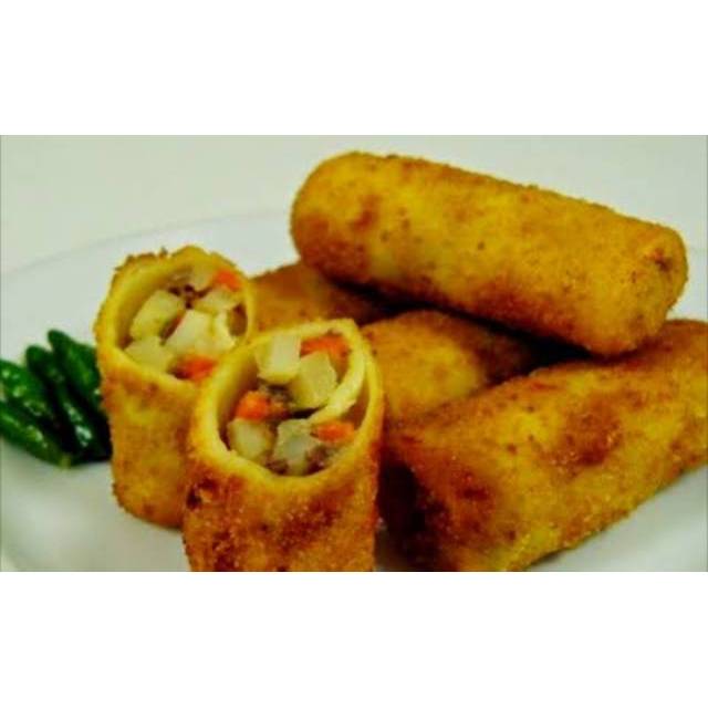 Risoles smoked beef risol isi sayur + daging homemade daging asap risoles risol sayur vegetarian