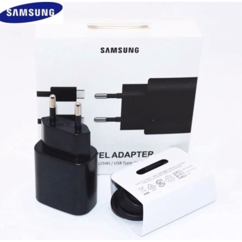 Charger Samsung Ori 100 Note10 Real 25W + Fast Charging Colokan Type C - Type C