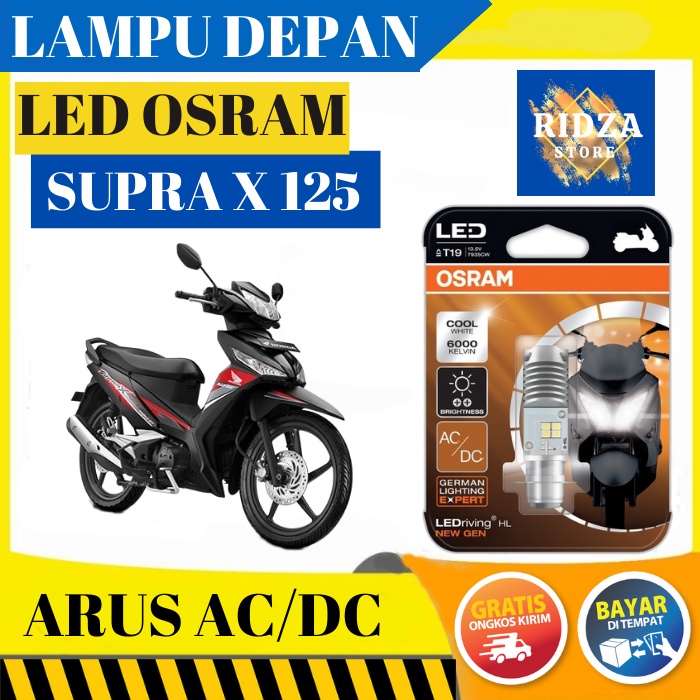LAMPU DEPAN LED OSRAM HONDA SUPRA X 125 ORIGINAL