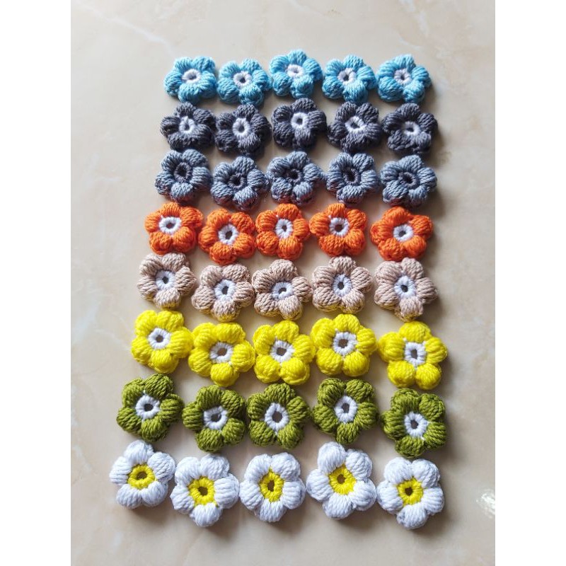 aplikasi bunga rajut gembul