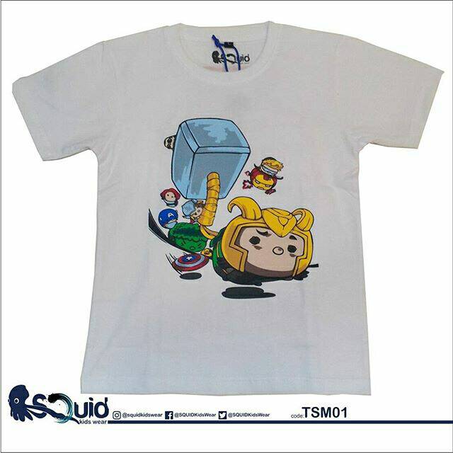 Kaos Anak TsumTsum Marvel