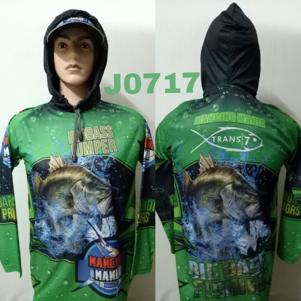 Kaos jersey Mancing mania lengan panjang (ORI)