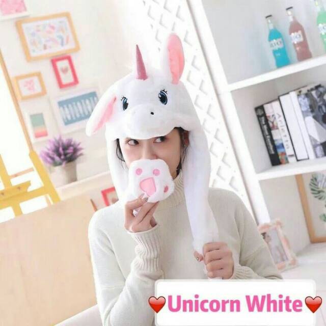 Topi Unicorn Korea Dancing Musik