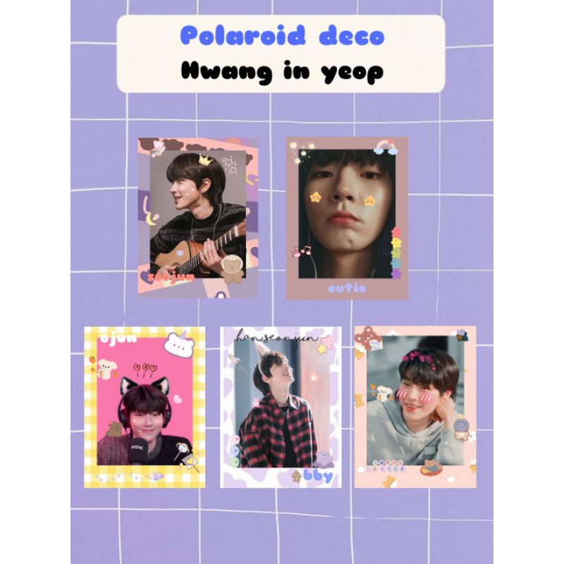 POLAROID DECO TRUE BEAUTY ,SEOJUN,SUHO,JUKYUNG