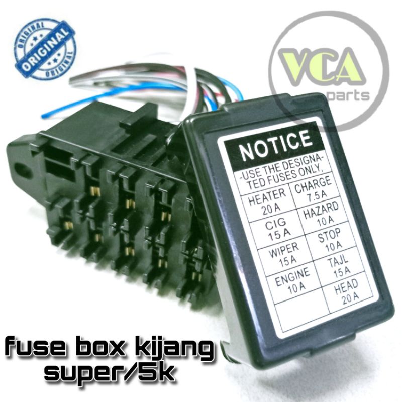 FUSE BOX/RUMAH SEKRING TOYOTA KIJANG SUPER 5K/ GRAND/ROVER