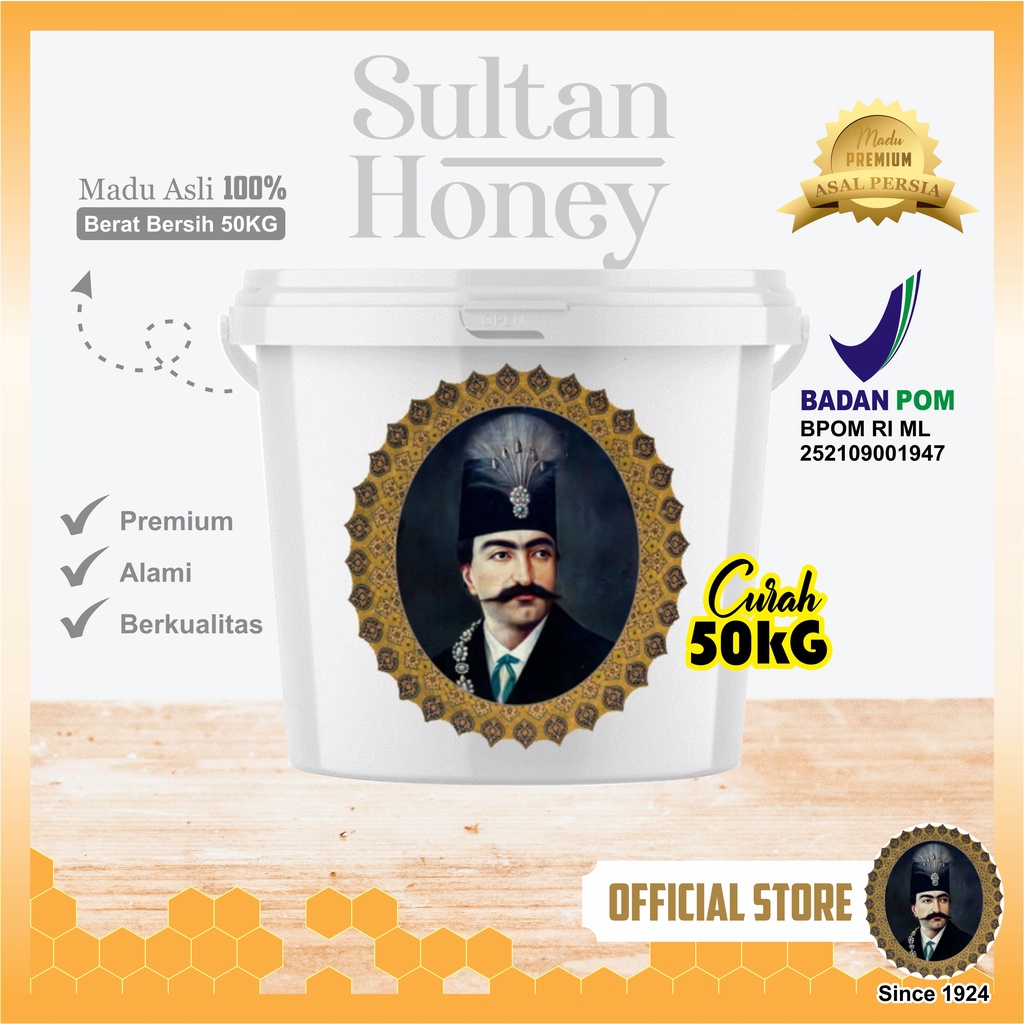 

Sultan - Madu Curah 50 kg / Madu Original Iran / Madu Kawasan Dingin Gunung Sabalan Iran